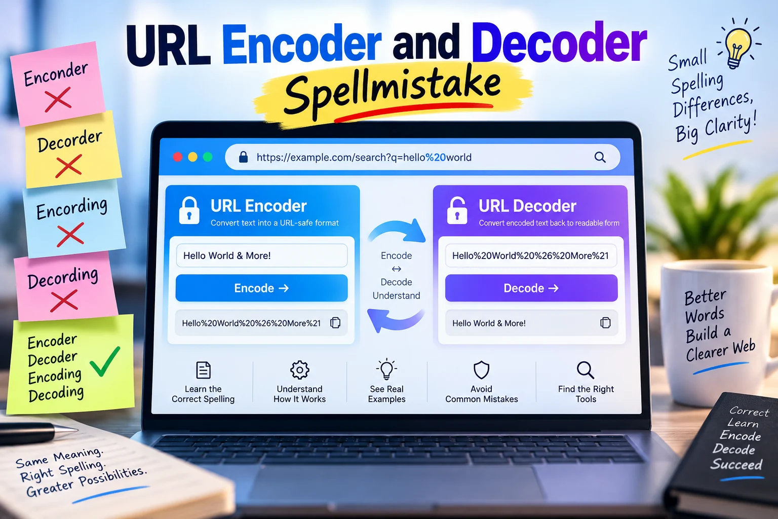URL Encoder and Decoder Spellmistake